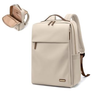 GOLF SUPAGS Mochila de Viaje para Portátil de Mujer de 15,6 Pulgadas, Aprobado por la Compañía Aérea de Mochila de Informal Multifuncional para Trabajo, Universidad y Viajes (Albaricoque)
