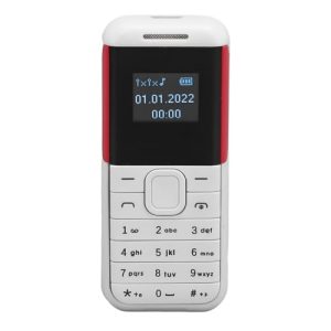 Pequeño Mini Teléfono Móvil, Reproductor de Sonido Bluetooth Compacto 2G, Cambiador de Voz, Consciente de la Salud, Tarjeta Dual en Espera, Tiempo de Espera Prolongado, Teléfono