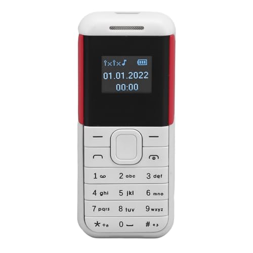 Pequeño Mini Teléfono Móvil, Reproductor de Sonido Bluetooth Compacto 2G, Cambiador de Voz, Consciente de la Salud, Tarjeta Dual en Espera, Tiempo de Espera Prolongado, Teléfono