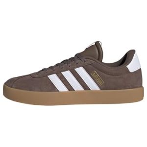 adidas Hombre VL Court 3.0 Shoes, Earth Strata/Cloud White/Gold Metallic, 42 EU
