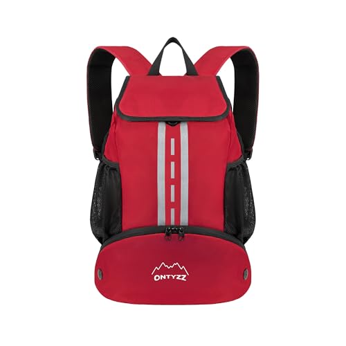 ONTYZZ Mochila de Fútbol con Zapatillero Impermeable Multifuncional para Baloncesto, Balonmano, Voleibol, Playa, Piscina, Yoga, Baile, Gimnasio