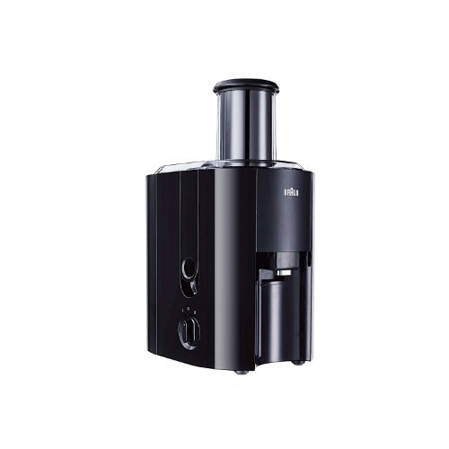 Braun Hogar J300 Multiquick Juicer - Licuadora Exprimidor, 800 W, 2 Velocidades, Jarra de Zumo 1.25 L, Negro