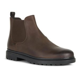 Geox U Andalo A, Botines para Hombre, Marrón (Coffee) , 43 EU