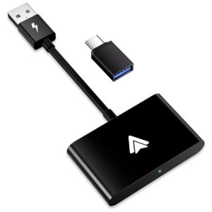 Adaptador Android Auto Inalambrico,Dongle Android Auto para Radio de Coche Android,para Vehículos Android Auto con Cable OEM de 2016-2025,Admite Interfaz USB,Compatible con Android 11 y Superior