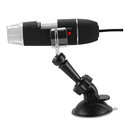 Artibetter Microscopio de Mano Digital USB Luces LED Soporte de Ventosa Inspección de Electrónicas y Acercamiento de Detalles