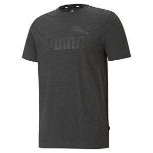 Puma ESS Heather tee Camiseta, Hombre, Dark Gray Heather, XL