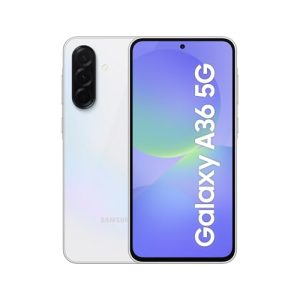 Samsung Galaxy A36 5G 128GB Teléfono Móvil, 6GB RAM, 50MP Cámara, Blanco, Garantía del Fabricante 3 Años + 1 Año Extra