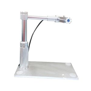 Uonlytech Microscopio Digital USB 600 Aumentos Portátil para Adultos con 8 Leds Ajustables, Diseño Compacto, Adecuado para Laboratorio y Educación, Color Negro