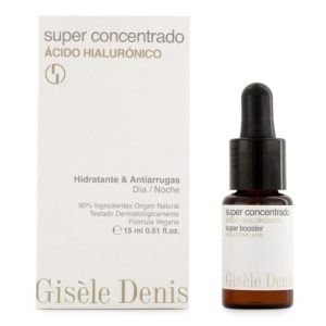 GISÈLE DENIS – Super Concentrado Facial de Ácido Hialurónico 15 ml, Efecto Hidratante y Tensor, Elasticidad y Antiarrugas, Cuidado Facial, Aporta Suavidad, Todo Tipo de Piel, Fórmula Vegana