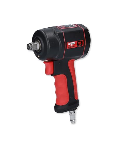 KS Tools 515.1315 Atornillador de impacto neumático de alta potencia de 1/2" THE miniDEVIL, 1084 Nm
