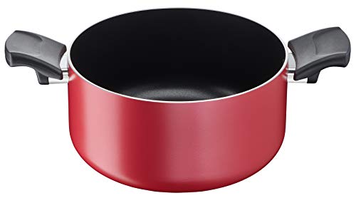 Lagostina Cocina Mediterranea - Cacerola honda antiadherente con 2 asas, aluminio
