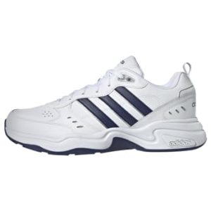 adidas Strutter Shoes, Zapatillas Hombre, Cloud White Dark Blue Matte Silver, 42 2/3 EU