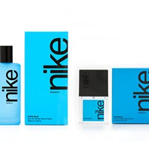 NIKE – Ultra Blue Promoción 100 ml + 30 ml, Colonia Hombre, Pack 2 Productos, Perfume Formato Spray, Eau de Toilette Natural y Masculina, Aroma Oriental Floral, Fragancia Fresca