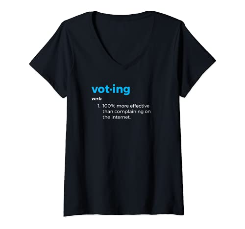 Mujer Elecciones Votar 2020 | Mujeres Demócratas Desagradables Votar Feminista Camiseta Cuello V