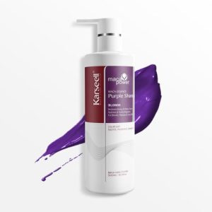 Karseell Champú Violeta, Reparación del Cabello Teñido Iluminar el cabello Para Pelo Rubio, Gris, Canas, 500ml