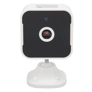 Mini Cámara WiFi, Cámara de Seguridad Inteligente Giratoria de 360° con Detección de Movimiento, Radio Bidireccional, Visión Nocturna para Vigilancia de Seguridad Familiar,