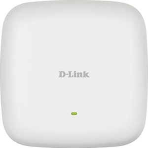 D-Link DAP-2682 Punto de Acceso WiFi Profesional de Alta Potencia AC2300 Wave 2, MU-MIMO, Antenas 4×4, Doble Banda, PoE, gestión centralizada sin Coste Nuclias Connect, Portal Captivo, 1p Gigabit