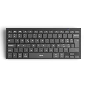 Inateck Teclado Bluetooth Inalámbrico Español, Conexión Triple (3 en 1). Compatible con iPad Pro/Air/Mini (10.9/10.2/9.7″), Windows, Android, iOS. Diseño Ergonómico Ultradelgado con Teclas Agrandadas.