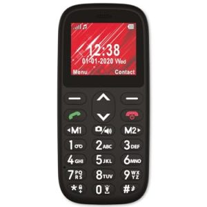 Telefunken – Teléfono móvil S410, Negro