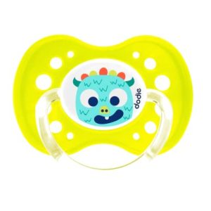 Dodie A60 – Chupete, anatómico, a partir de 18 meses de edad, fluorescente, de monstruos, color aleatorio