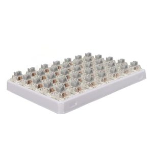 WINH Eje de Teclado Mecánico, Interruptor de Teclado Lineal a Prueba de Polvo, 3 Pines, Cómodo, Más Suave, 35 Piezas para Teclado Mecánico (Resorte único)