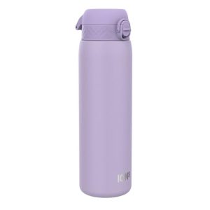 ION8 Botella Térmica 1 Litro, 920 ml, a Prueba de Fugas, Fácil de Abrir, Cerradura Segura, Asa de Transporte, Aptas para Lavavajillas, Acero Inoxidable, Ideal para Deportes y Yoga, Púrpura Claro