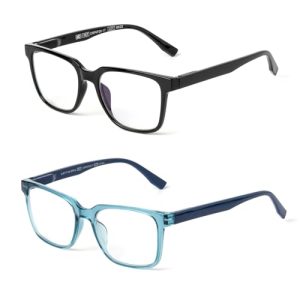 OPTIKOOL Gafas Luz Azul Unisex- Antireflejo, Flexibles y Ligeras – Gafas Presbicia – Ideales para Ordenador – Blue Light Glasses – Mayor Bienestar con uso de Pantallas. PACK DUO con Graduación 2.5