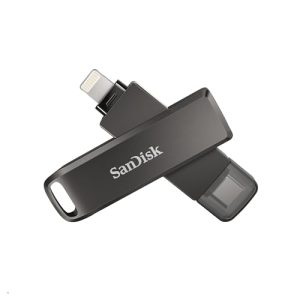 SanDisk iXpand Flash Drive Luxe 64GB 2-in-1 Lightning & USB Type-C connectors for your iPhone and iPad