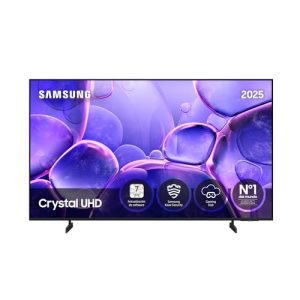 Samsung TV 50 Pulgadas Crystal UHD U8005 4K Smart TV, Colores increíbles con Crystal Processor 4K, Escucha Todos los Altavoces con Q-Symphony, Datos protegidos Knox Security y Gaming Hub