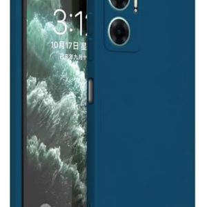 Topme Funda para Redmi 10 5G (6.58″ Inches) Carcasa Caja Case Estuche, Funda Protectora de Piel de Silicona TPU – Azul Zafiro