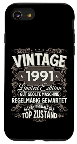 Carcasa para iPhone SE (2020) / 7/8 Camiseta de 35 años Hombre y Mujer, Original de 1991