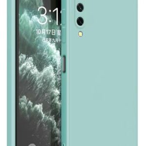 HAFFAN Funda de Silicona TPU Compatible con Xiaomi MI 9 Lite/Xiaomi MI A3 Lite (6.39″), Carcasa Protectora para Teléfono Móvil – Cian Claro