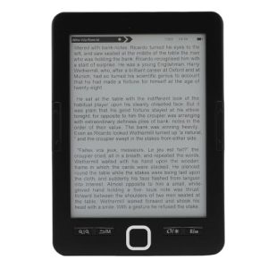 E Reader, Pantalla de Lector de E Ink HD de 6 Pulgadas con Almacenamiento de 8 GB, Admite Múltiples Formatos de Imagen de Texto, Anti Fatiga y Lector E de Ojos para Viajar,