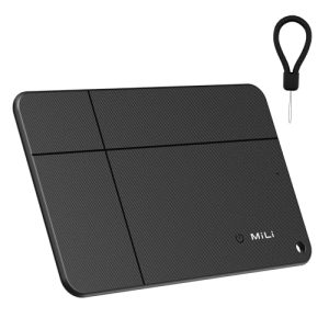 MiLi MiCard Localizador para iOS & Android, Etiqueta de rastreo Inteligente Recargable inalámbricamente con Tarjeta de presentación Digital NFC, para Cartera, Pasaporte, Maleta