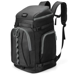 Lunidry Bolsa para Botas de Esquí con Compartimento, 65L Mochila con Bolsa para Casco, Mochila para Botas de Esquí, Snowboard, Patines, Casco de esquí, para Hombre y Mujer Unisex