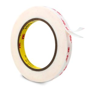 Bulina Cinta Adhesiva de Doble Cara Para Montaje 12,5 mm x 4,7 m Color Blanco 1 Rollo 1,1 mm 4950 de Grosor Espuma Resistente Extrafuerte para Decoración De Coches Hogar y Oficina