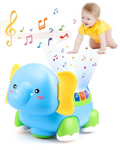 LDUMODUW Juguetes Bebes 6-12 Meses, Juguetes Niños 1 Año, Regalo Bebe 1 Año, Regalo Bebe 6 Meses, Juguete para Bebé con música y proyector, Juguete para bebés a Partir de 6 9 Meses