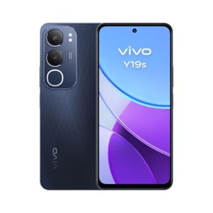 vivo Y19s, Smartphone 8+8GB RAM Extendida, 256GB ROM, Cámara Principal de 50 MP, Luz dinámica, Pantalla superbrillante 6,68”, Batería de 5150 mAh, FlashCharge 44W, IP64,Dual SIM, Móvil Android, Negro