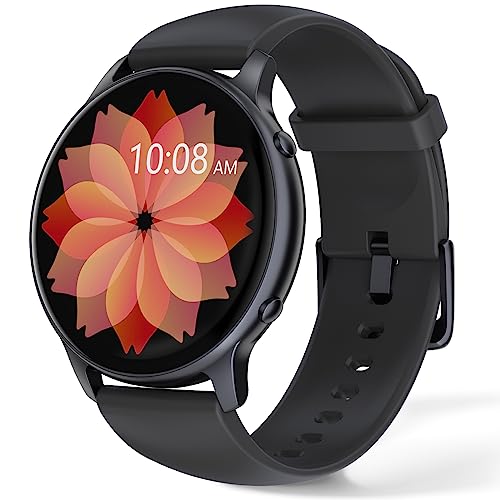 Reloj Inteligente para Mujer y Hombre, IP68 Impermeable Smartwatch, 1,3'' Pantalla Táctil Deportivo con Oxímetro, Monitor Sueño, Podómetro, DIY Esfera, Pulsómetro para Android iOS