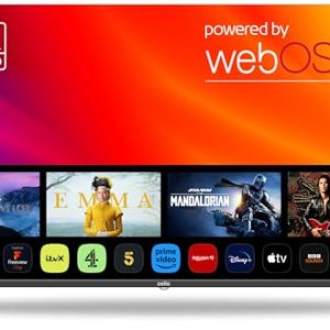 Cello C50WS Smart TV de 50 Pulgadas con WebOS de LG, 4K UHD LED, Triple sintonizador, S2, T2, FreeSat, Bluetooth, Disney+, Netflix, Apple TV+ y Prime Video. Fabricado en Europa