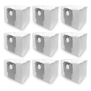 liveryde 9 bolsas de polvo compatibles con Roborock Q10 S5+ / X5+, Q7 L5+ / M5+, S8+, S8 Pro Ultra, S7 Pro Ultra, S7 MaxV Ultra, S7 Max Ultra, Q8 Max+, Q7+, Q7 Max+, Q5 Pro+, Q5 Plus