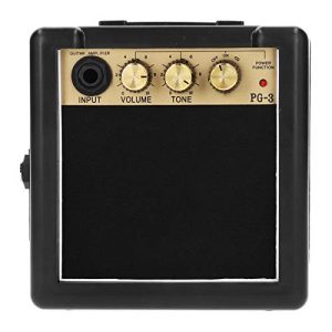 Altavoz de Guitarra, Multifunción Amplificador de Guitarra Eléctrica Portátil Accesorios De Instrumentos Musicales para Jugadores de Guitarra