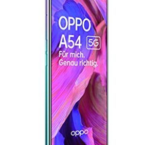 OPPO A54 5G – Teléfono Móvil libre, 4GB+64GB, Cámara 48+8+2+2+16 MP, Smartphone Android, Batería 5000mAh, Carga Rápida 18W, Dual SIM – Morado