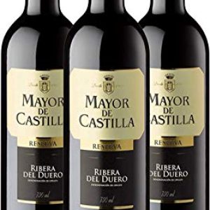 Mayor de Castilla Reserva – Vino Tinto D.O Ribera del Duero – Caja de 3 Botellas x 750 ml