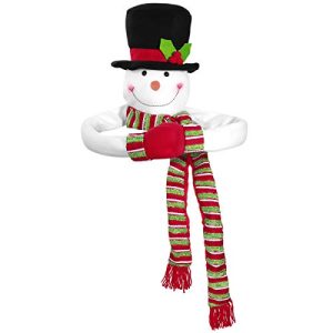 Topper del árbol de Navidad Muñeco de Nieve Hugger Muñeco de Nieve de Navidad Superior del árbol Hugger Vacaciones de Invierno Decoración para el hogar