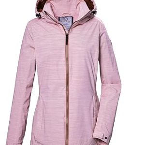 G.I.G.A. DX Mujer Chaqueta funcional/chaqueta de exterior con capucha GS 67 WMN JCKT, pink, 48, 42694-000