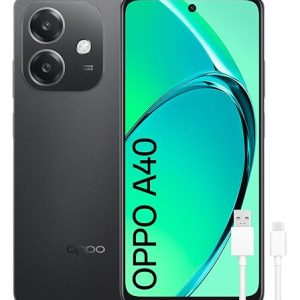 OPPO A40 – Smartphone Libre, 12GB(6GB+6GB) 128GB, Pantalla HD+ LCD 6.7″, Cámara 50+2+8 MP, Android, Batería 5100mAh, Carga Rápida 45W – Negro