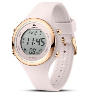 LN LENQIN Reloj Mujer Digital Relojes 30M Impermeables para Mujeres Reloj De Cuarzo Analógico Relojes De Pulsera para Mujer con Fecha Luminoso Casual De Moda CorreaAlarma/Temporizador/Fecha