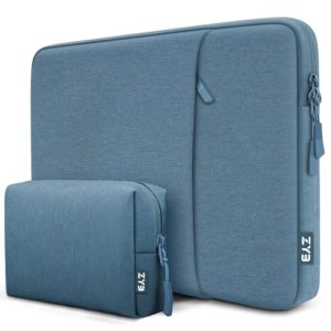 ZYB Impermeable Funda PC Portatil 15,6 Pulgadas, Funda Ordenador 15-15,6 Pulgadas para 15.6″ Notebook Lenovo Thinkpad Ideapad HP DELL Acer ASUS Surface Laptop MacBook Pro 16 15 etc Bolsa-Azul Neblina