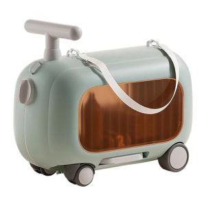 BaotyJie Maletas Infantiles, Maletas de Viaje para niños, Resistentes con Ruedas, cochecitos de bebé, Equipaje para niños y niñas, Azul